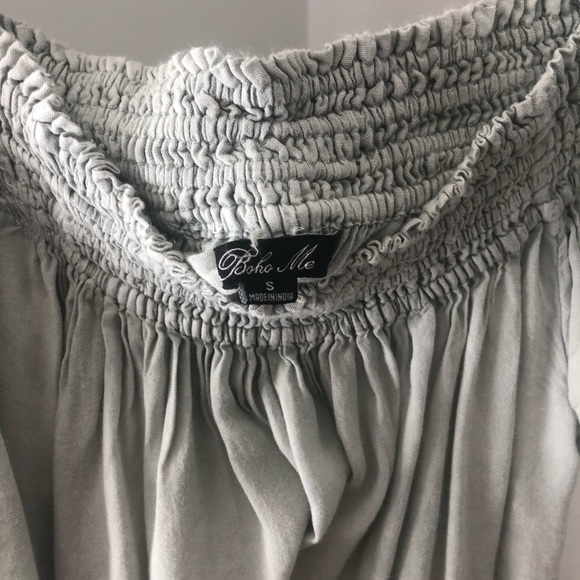 Boho me off the shoulder crop top Small - Picture 4 of 5